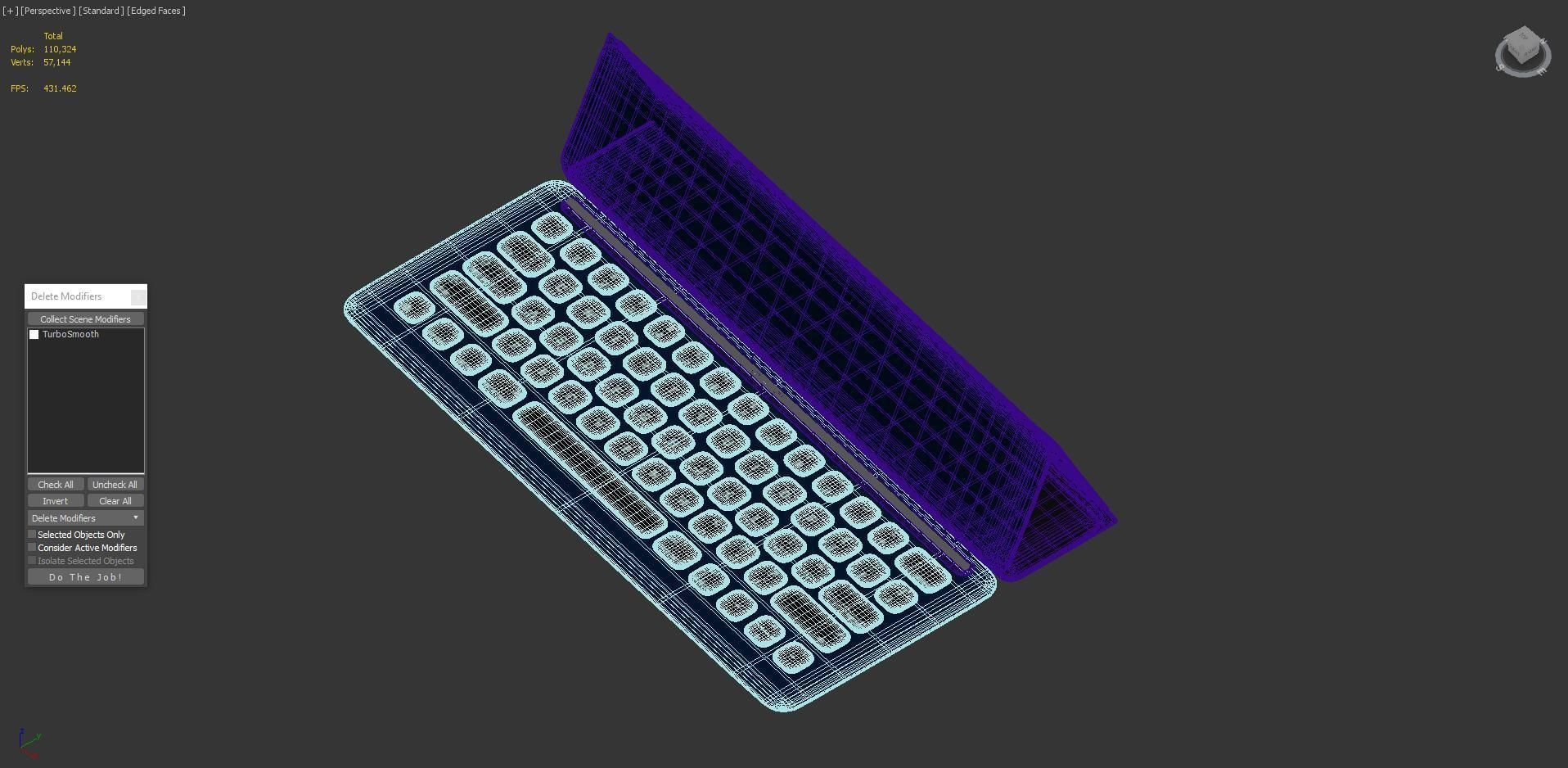 Apple iPad Smart keyboard 3D model_5