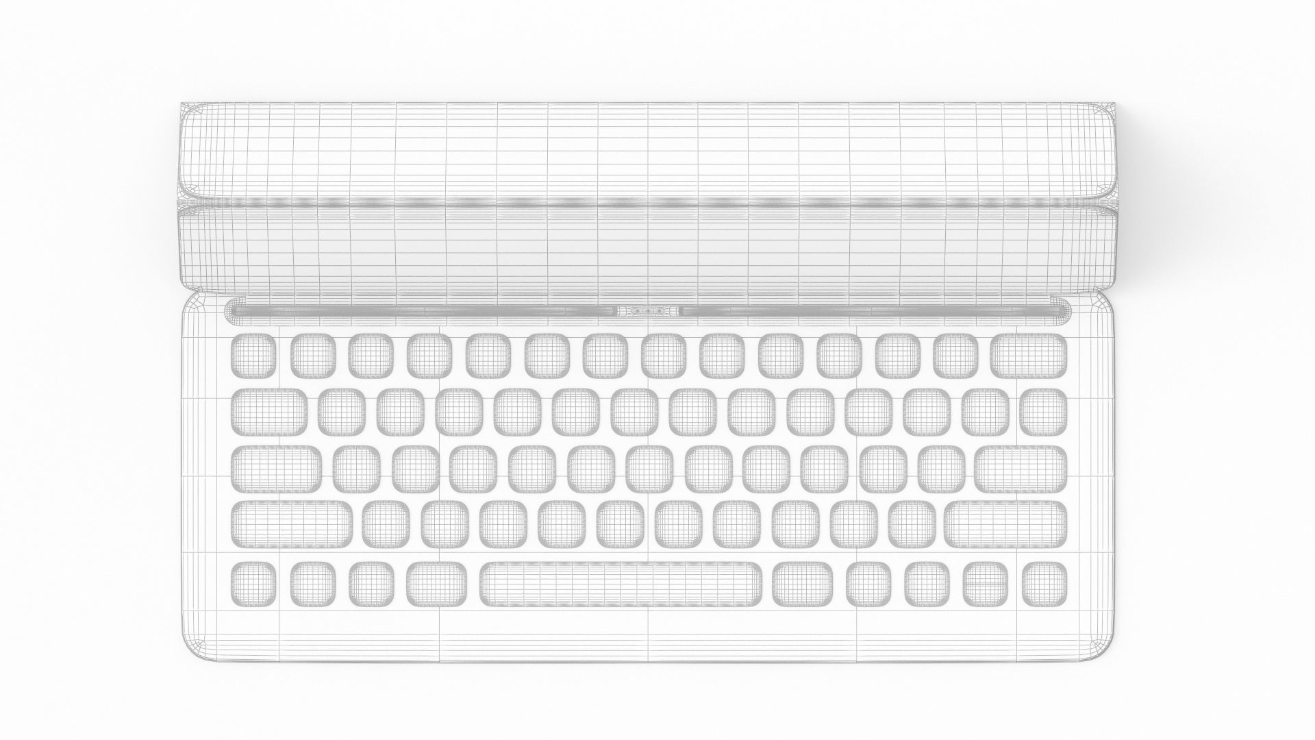 Apple iPad Smart keyboard 3D model_8