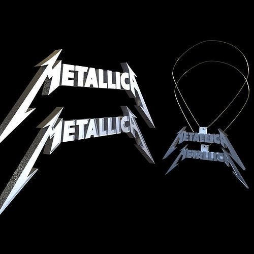 Metallica Necklace 3D print model