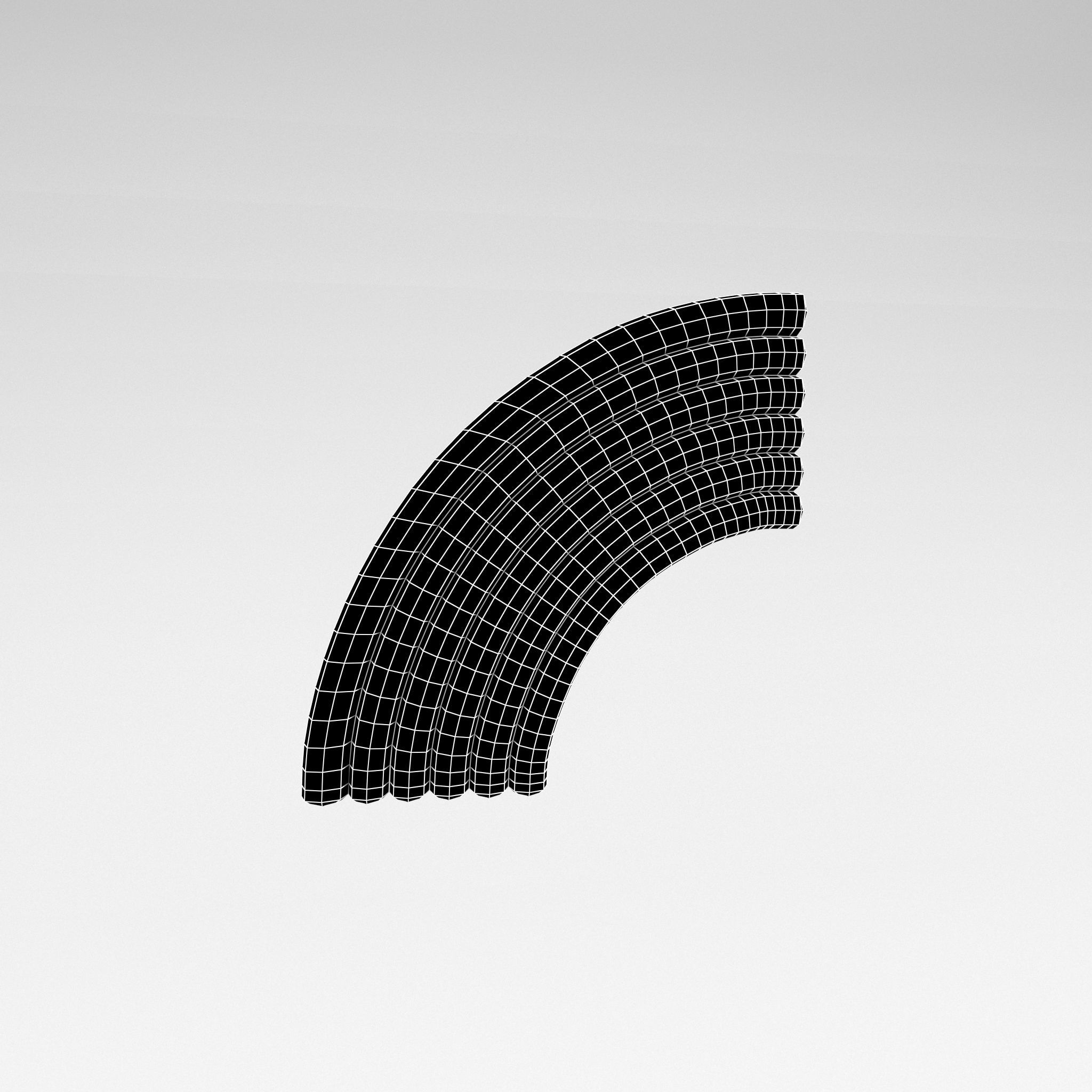 Rainbow v1 002 Low-poly 3D model_4