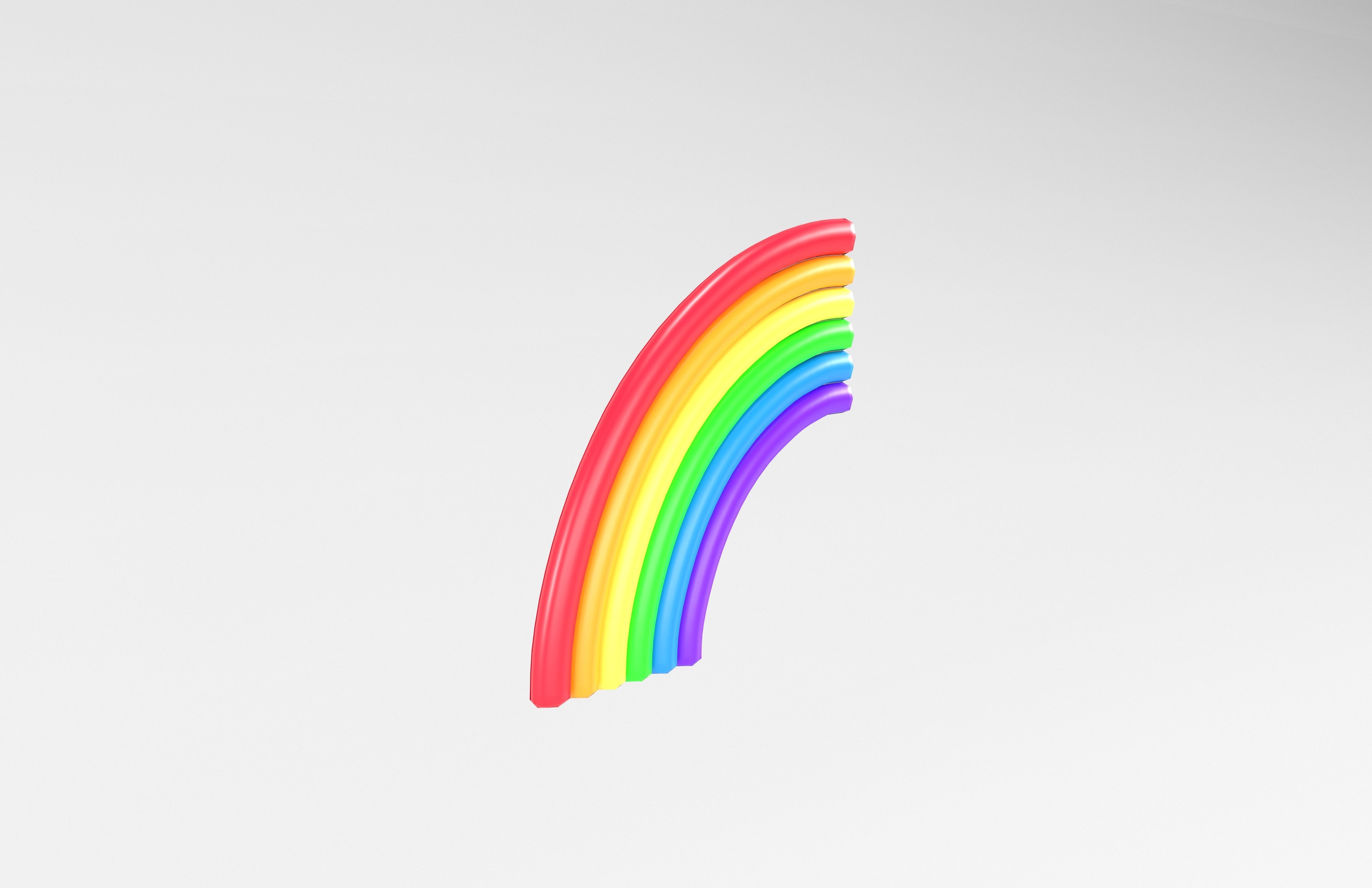 Rainbow v1 002 Low-poly 3D model_3