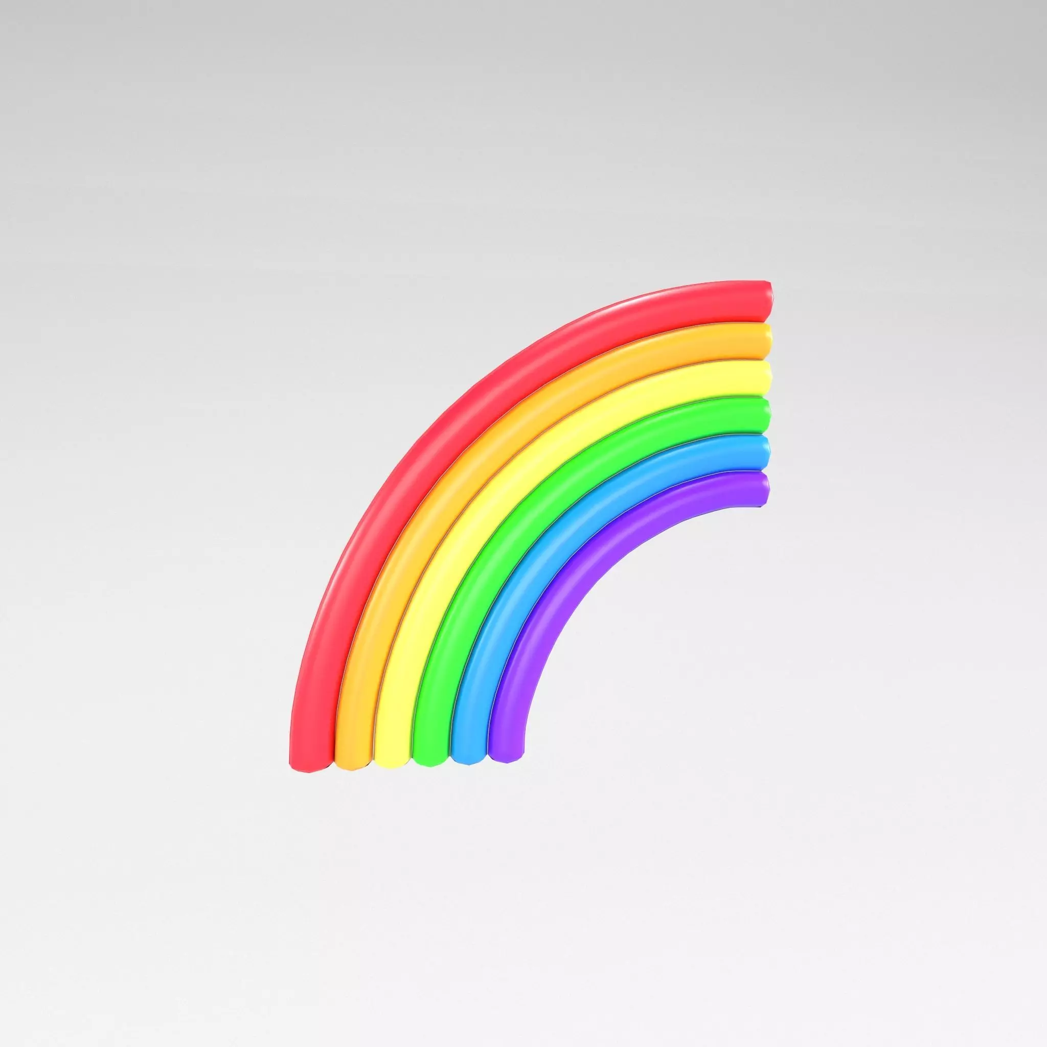 Rainbow v1 002 Low-poly 3D model_0