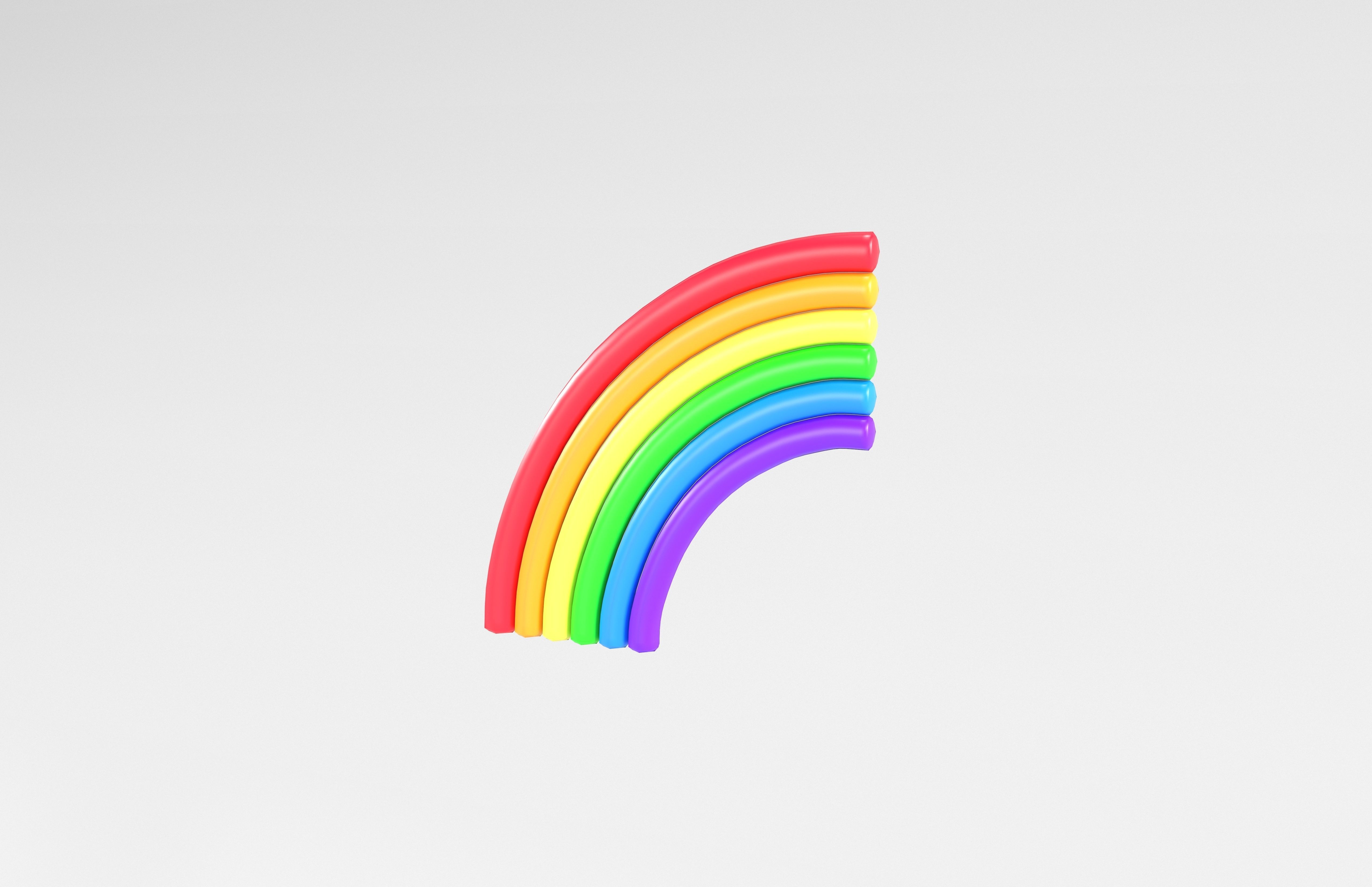 Rainbow v1 002 Low-poly 3D model_2