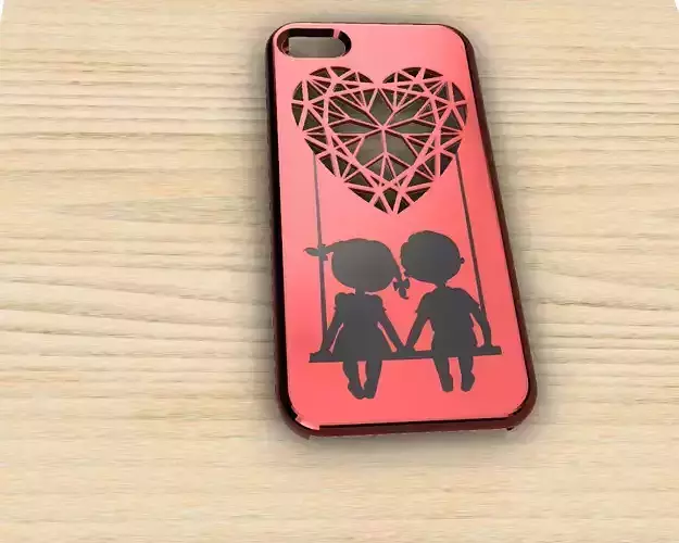 CARCASA IPHONE 7-8 IN LOVE 3D model