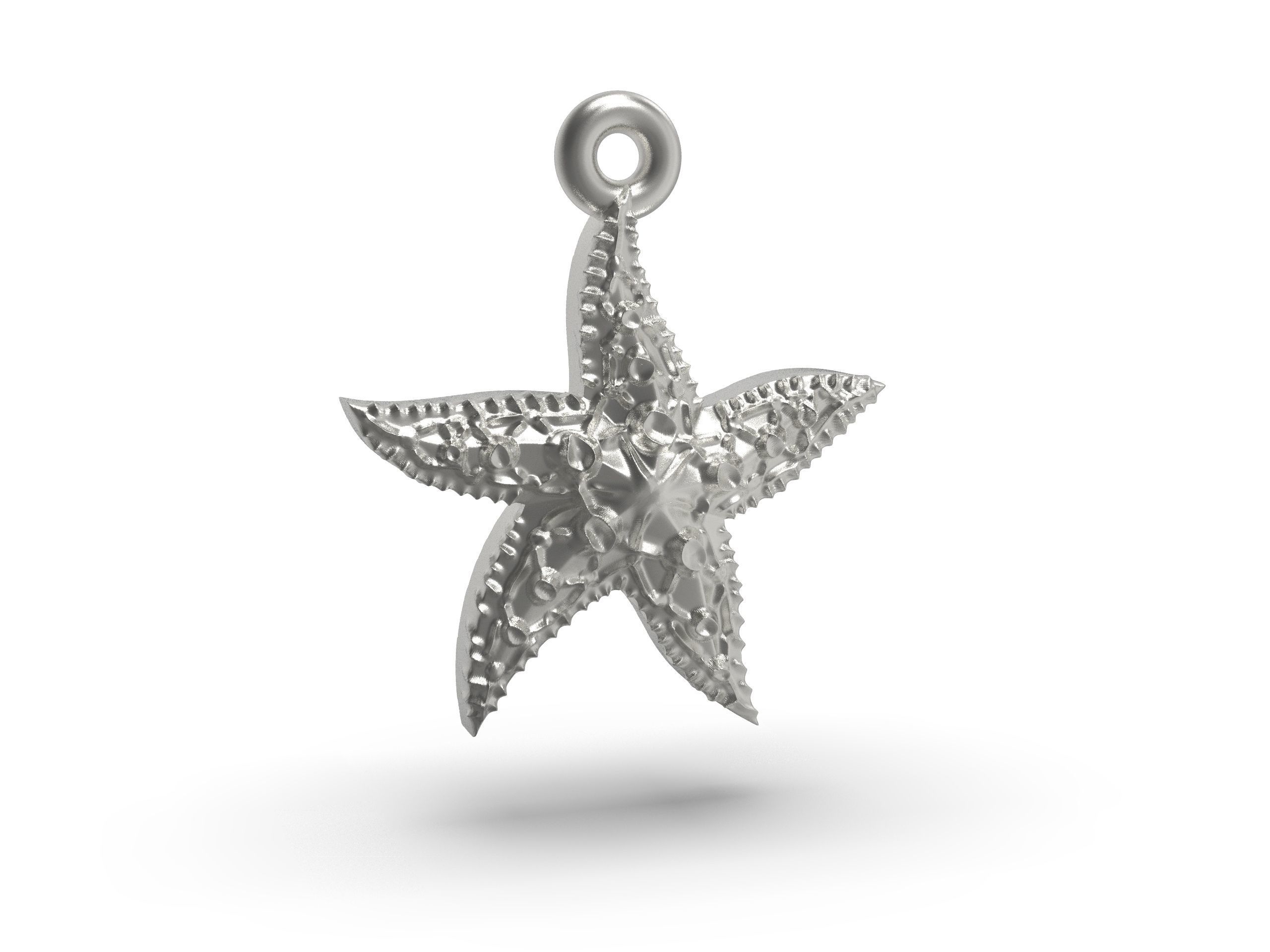 Beautiful Sea star   3D print model_5