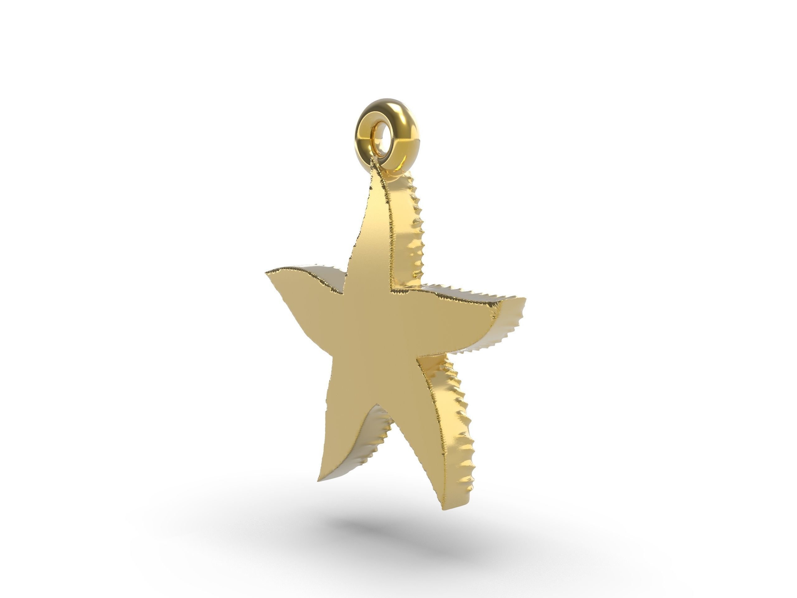 Beautiful Sea star   3D print model_10