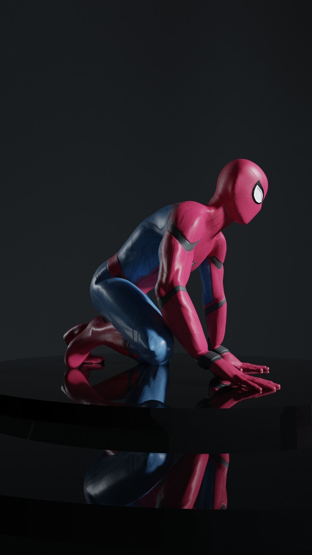 Spiderman Homecoming 3D Model Rigged 3D model_2