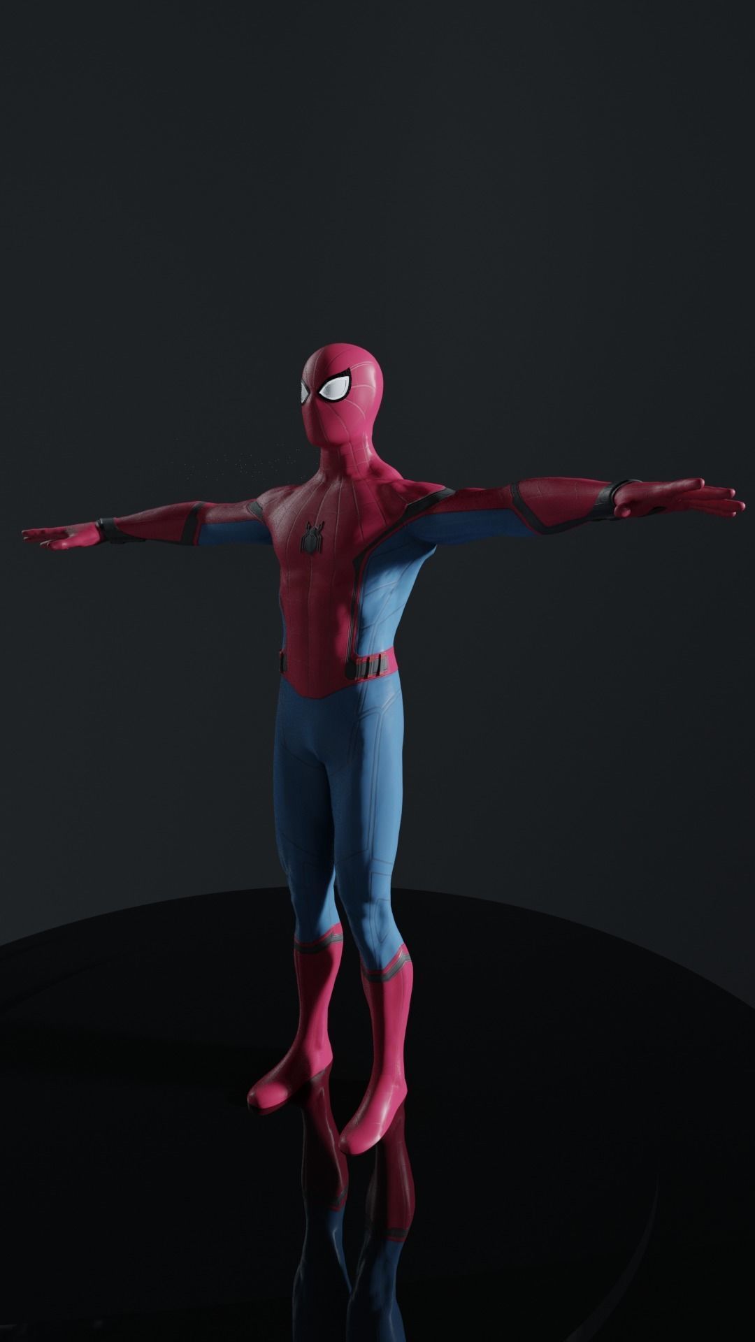 Spiderman Homecoming 3D Model Rigged 3D model_5