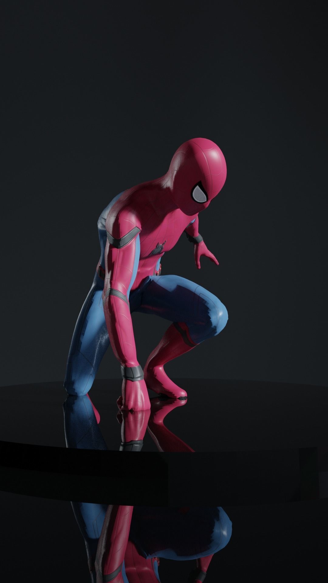 Spiderman Homecoming 3D Model Rigged 3D model_4