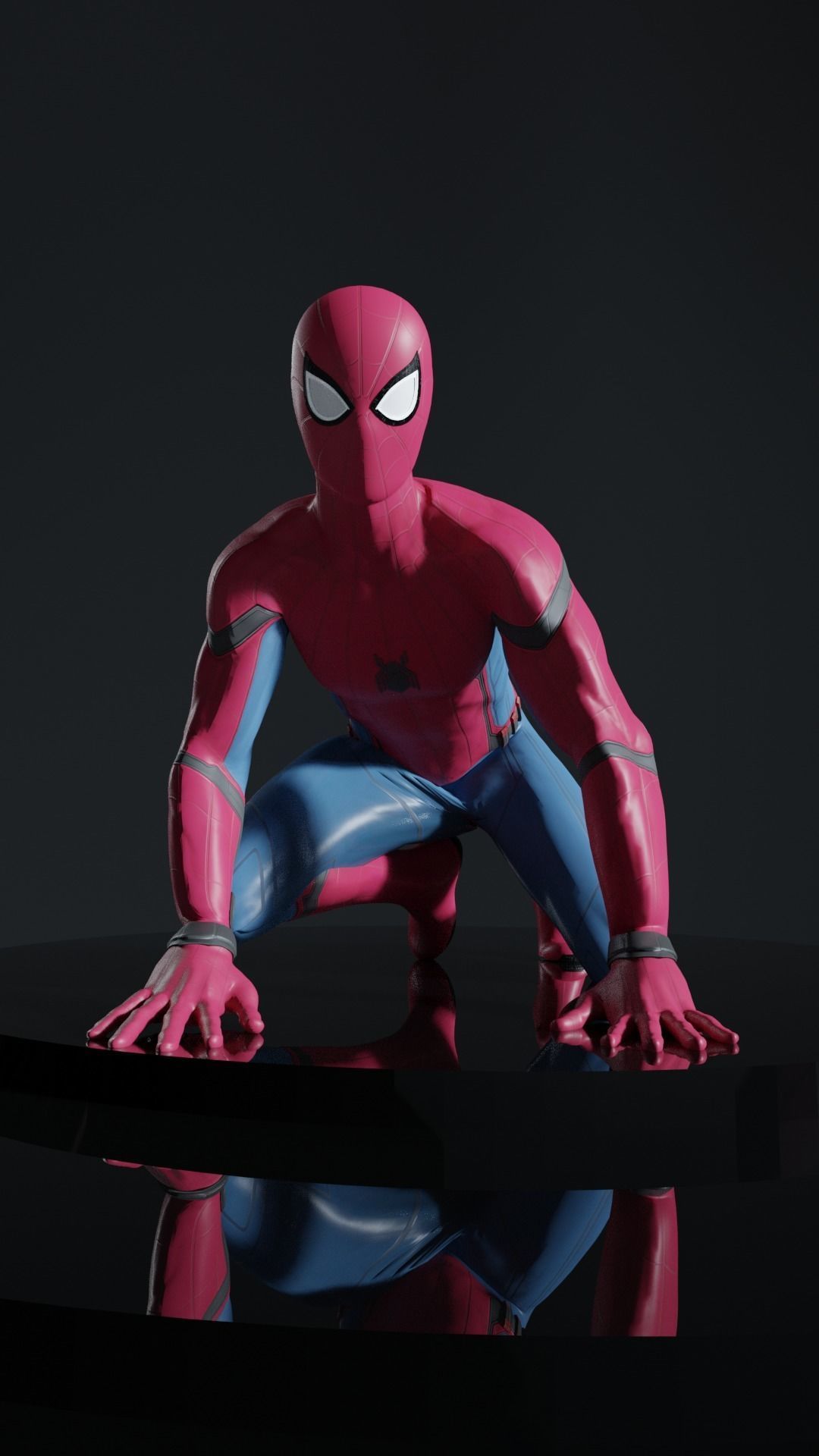 Spiderman Homecoming 3D Model Rigged 3D model_1