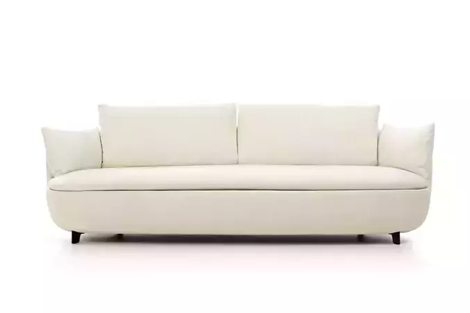 canape 3d model seater sofa