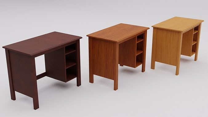 Wooden Table free 3D model | CGTrader
