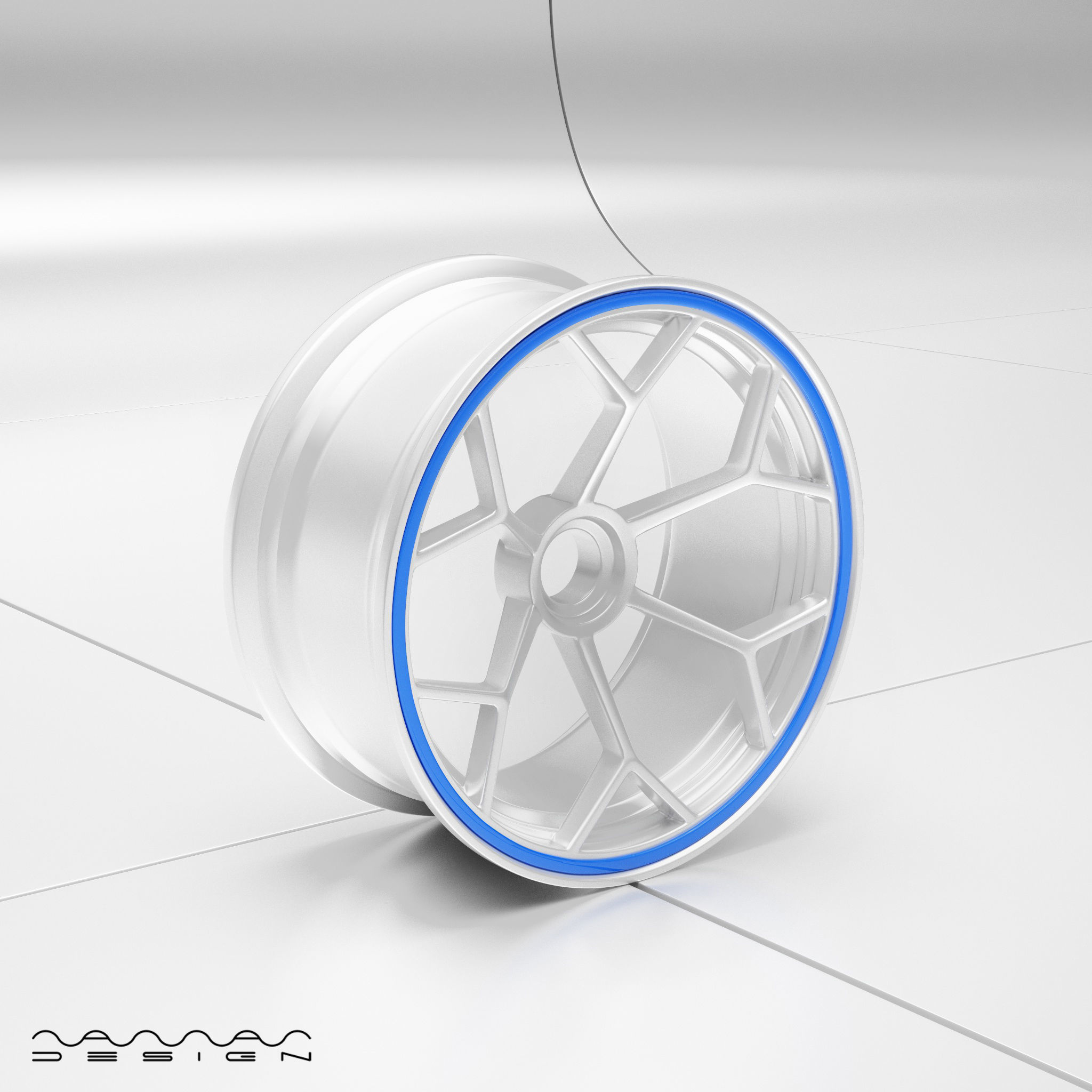 Hexagon Wheel 3D model CGTrader
