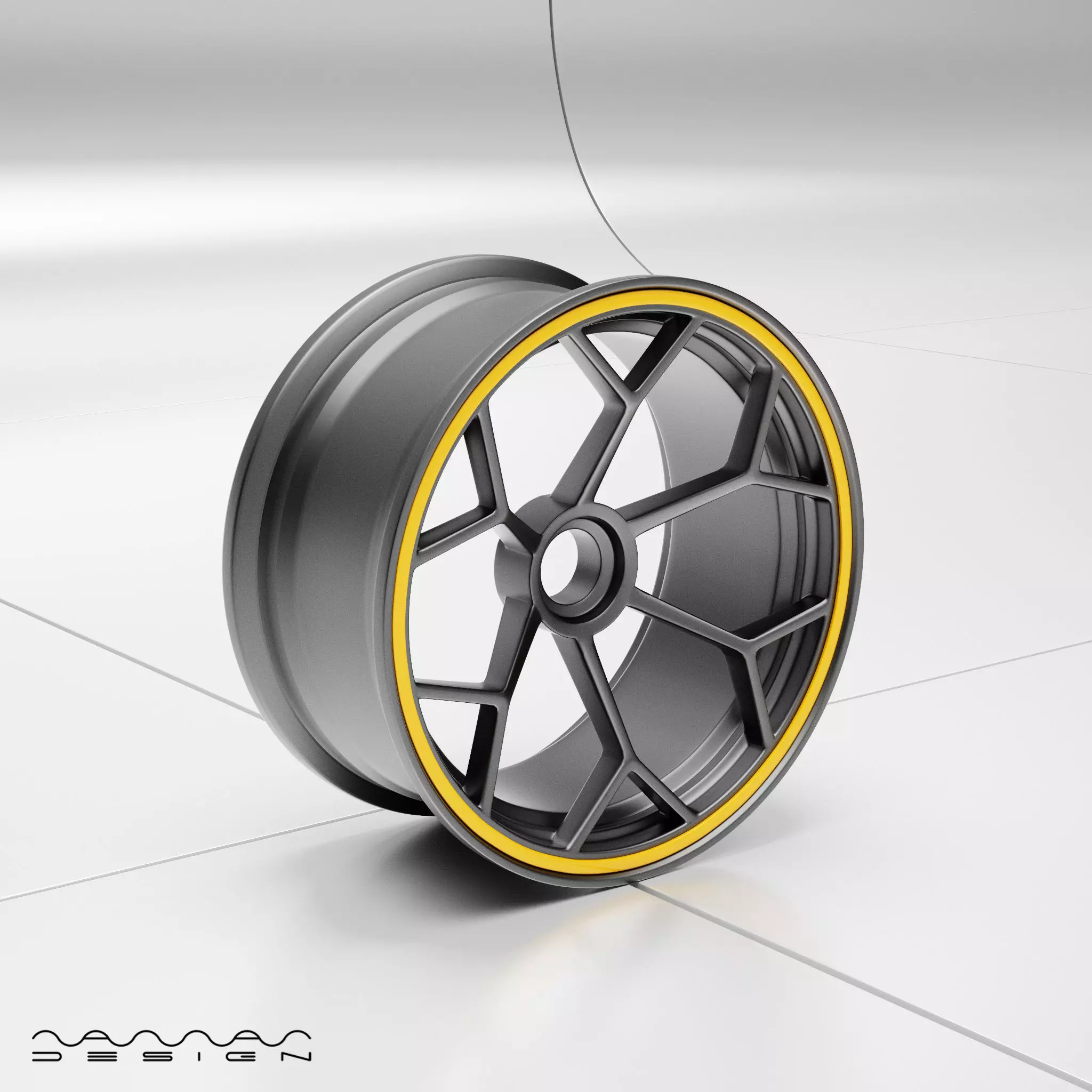Hexagon Wheel 3D model