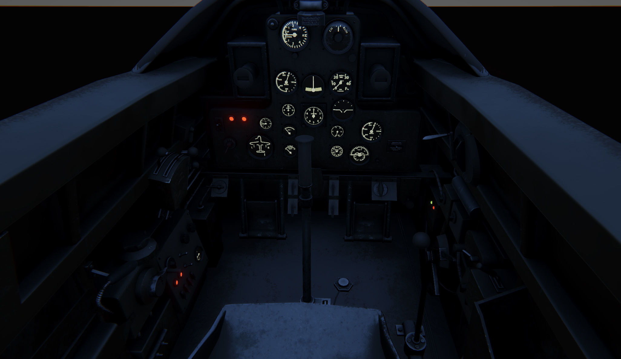 Airplane Cockpits Low-poly 3D model_21