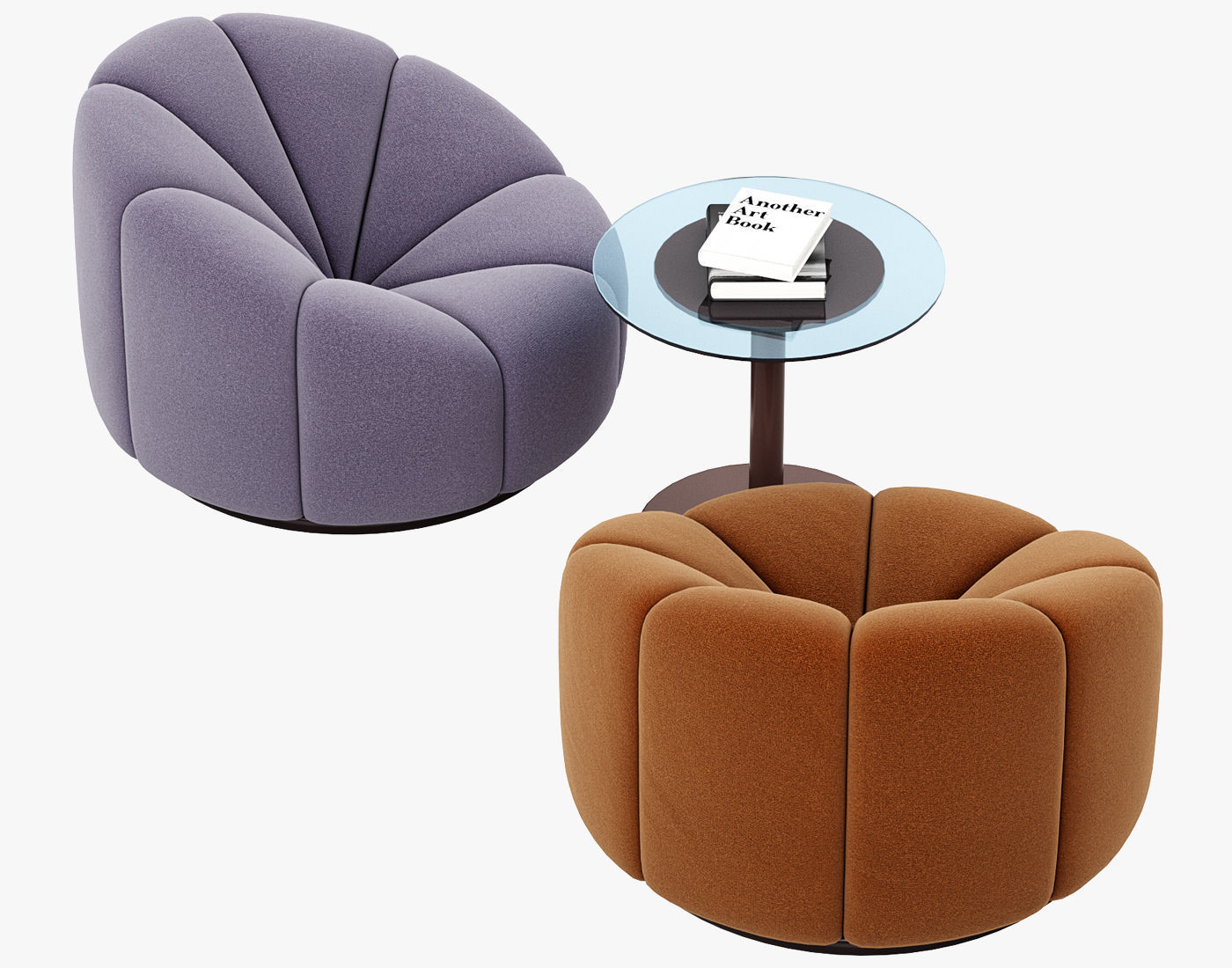 Armchair Fauteuil Alpha  3D model_1