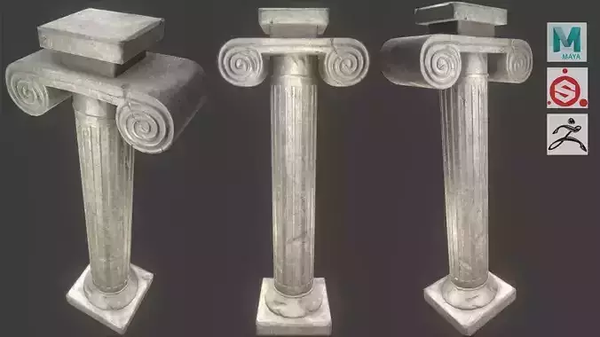 Pillar greek column