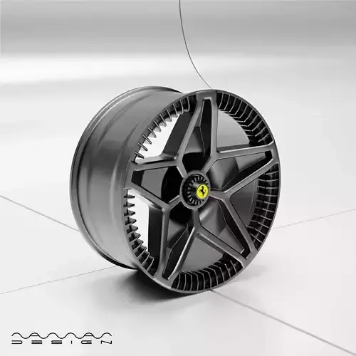 F40 LM Wheel 3D model