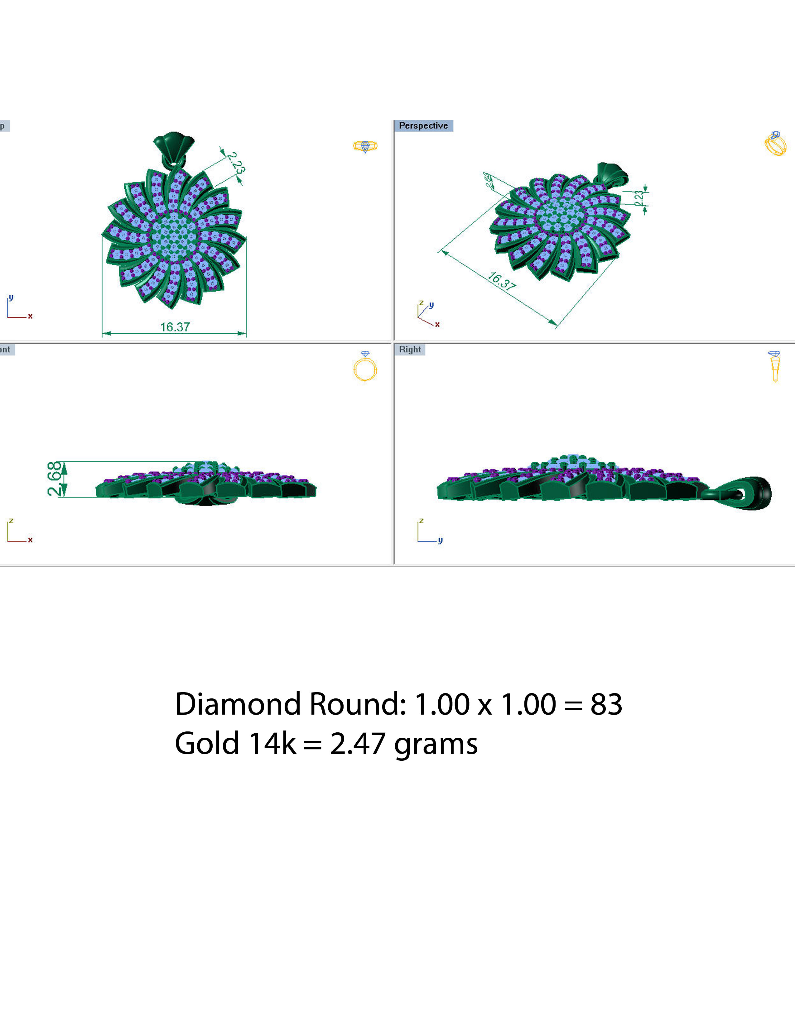 NRPN pendant with diamonds in center 3D model_4