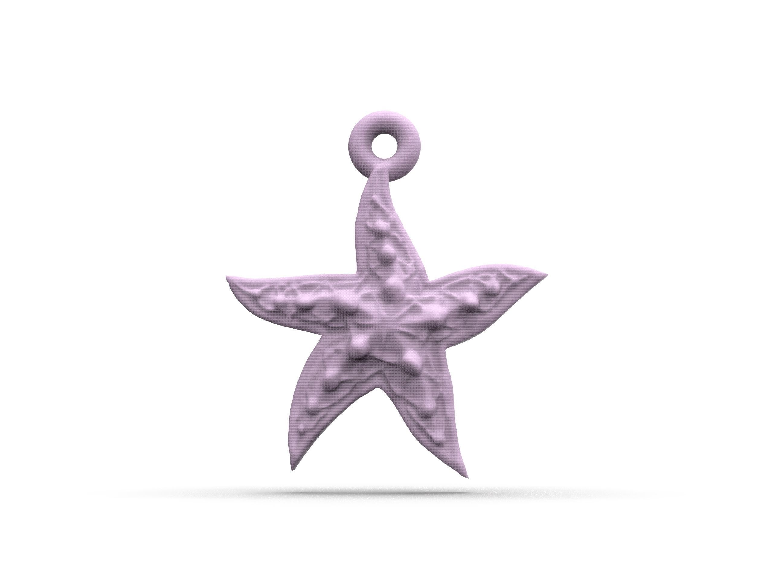 Wonderful starfish Free 3D print model_13