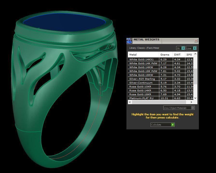 Ring 120 3D print model_12