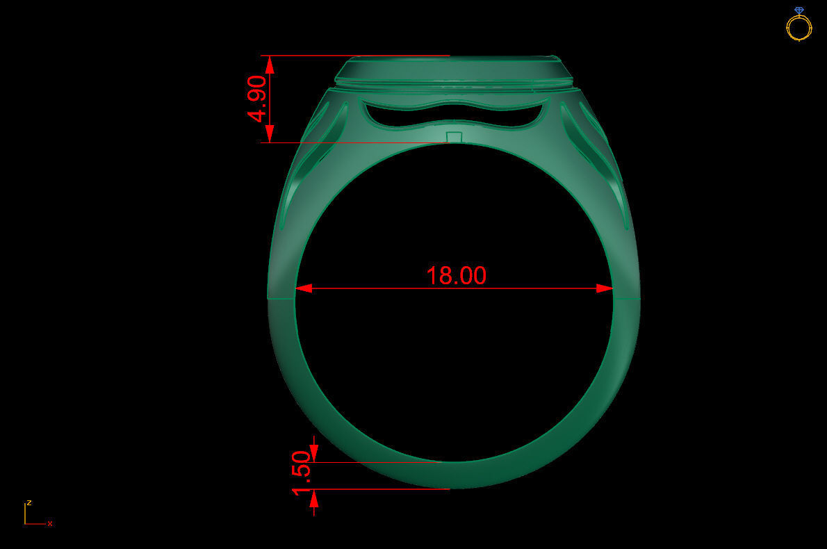Ring 120 3D print model_8