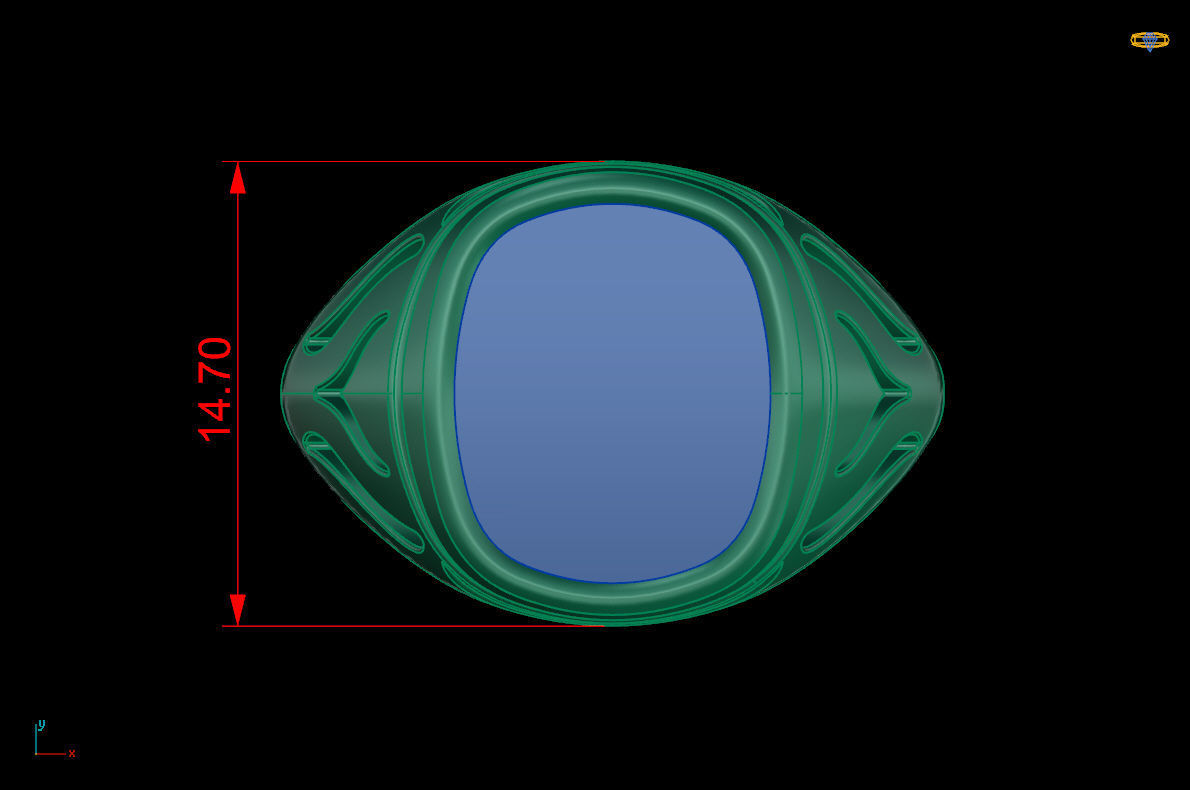 Ring 120 3D print model_9