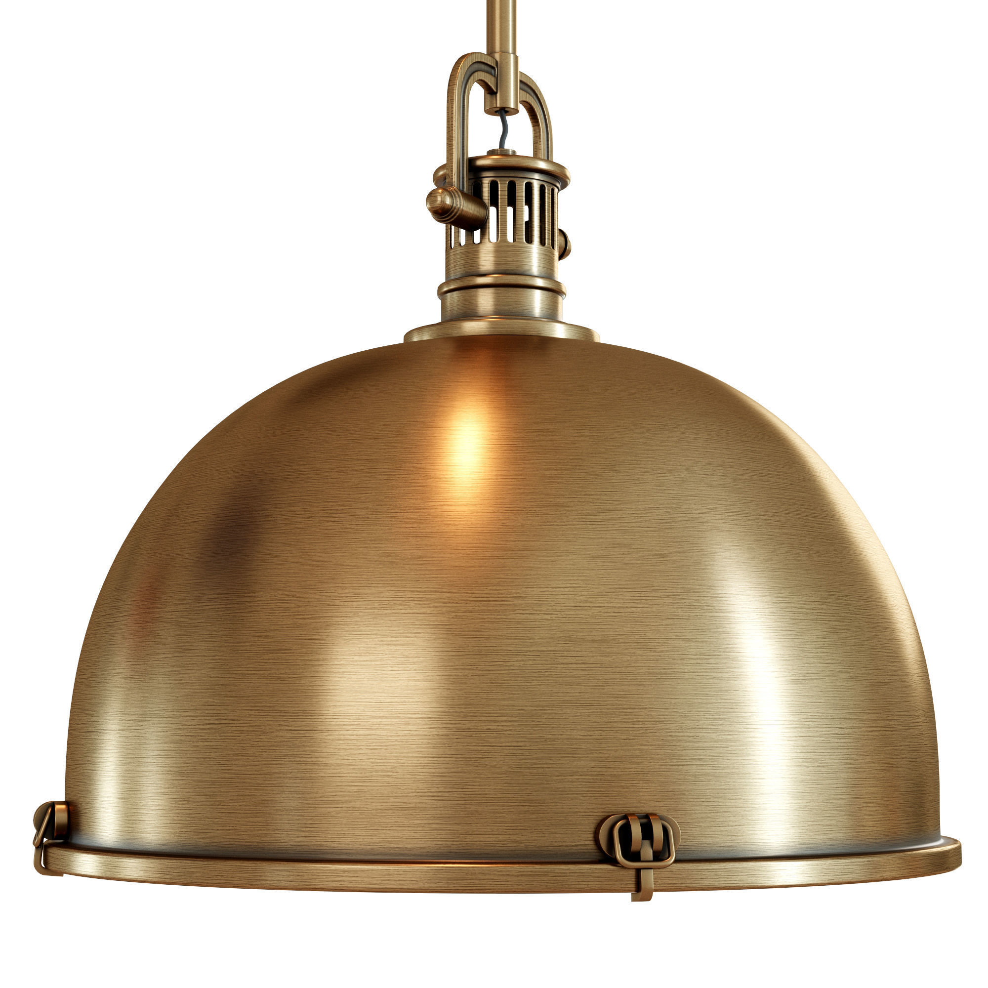 Yoke Large Pendant 3D model_1