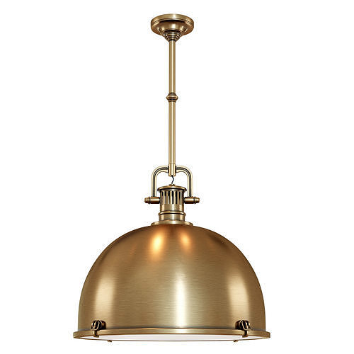 Yoke Large Pendant 3D model