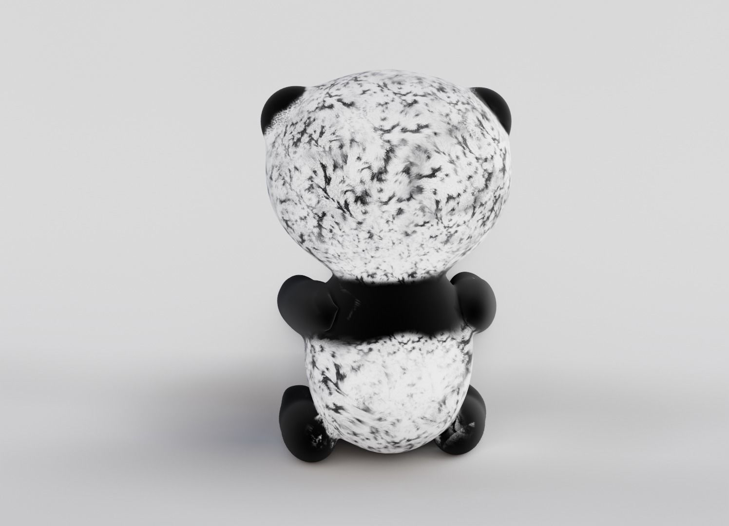 panda bear 3D model_2