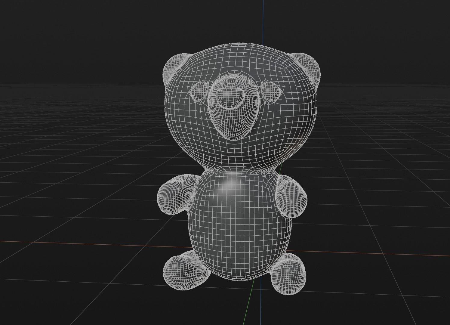 panda bear 3D model_4
