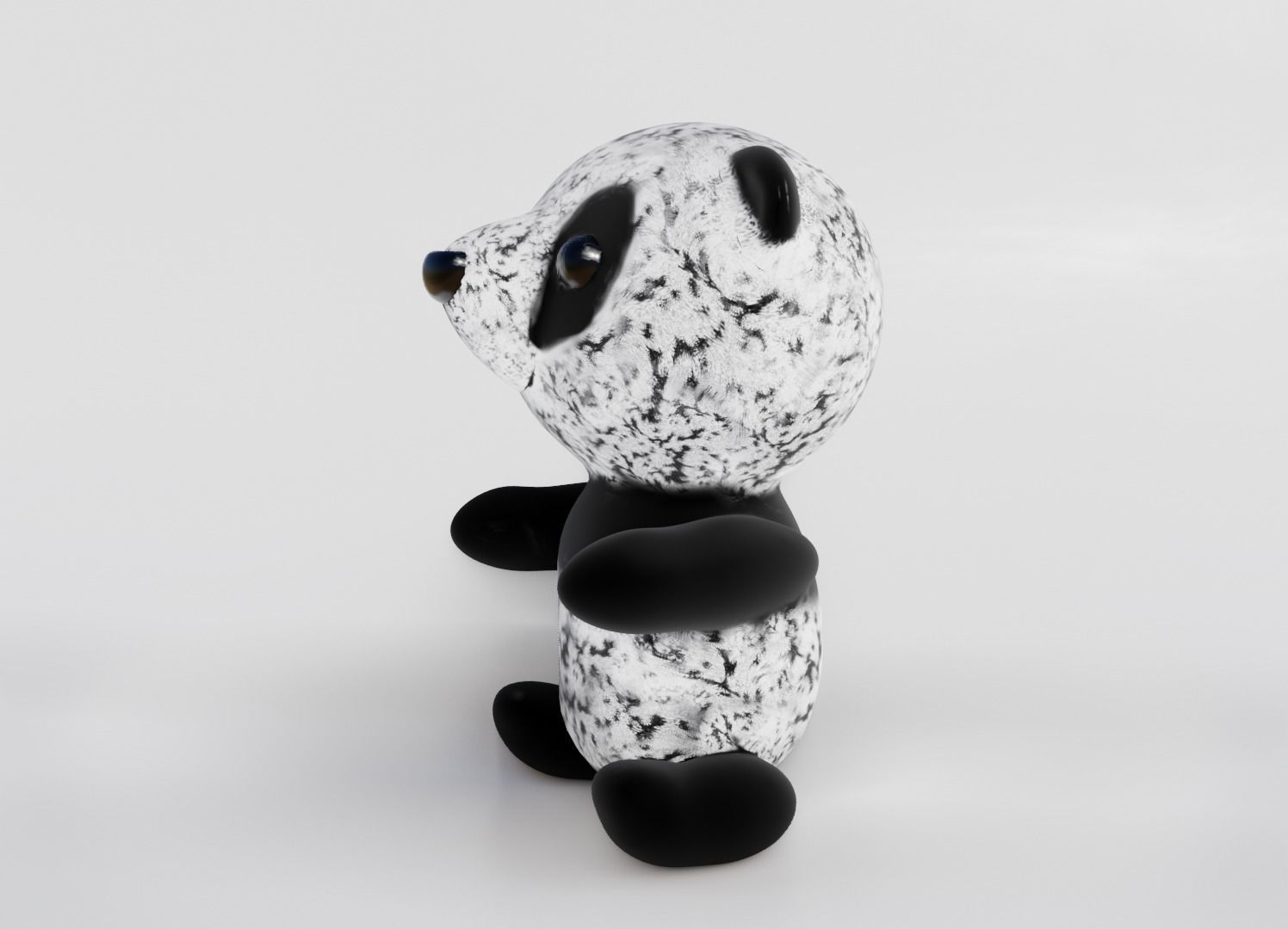 panda bear 3D model_1