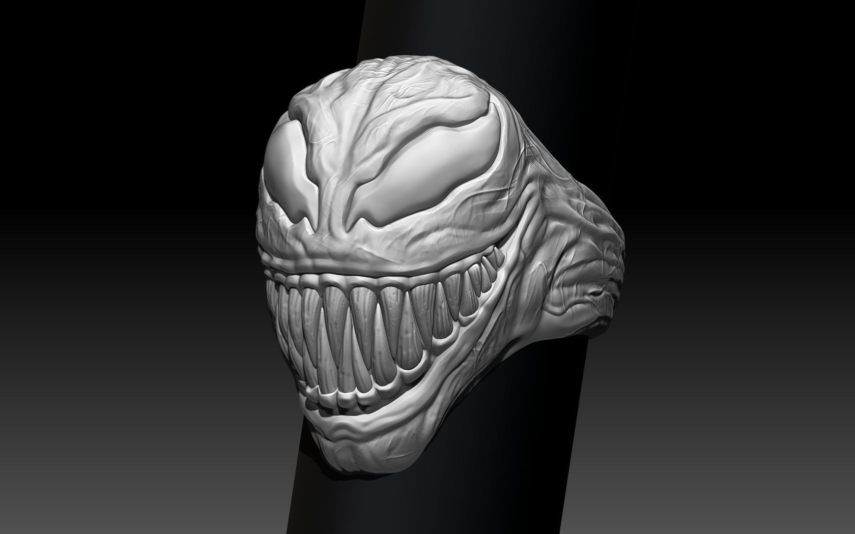 Venom Ring 3D print model_21