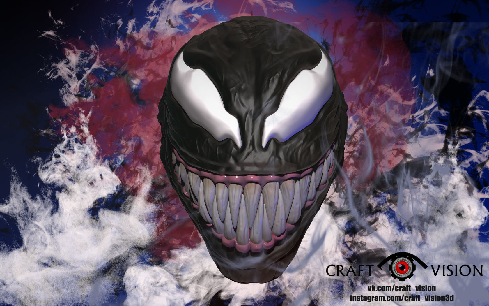 Venom Ring 3D print model_7