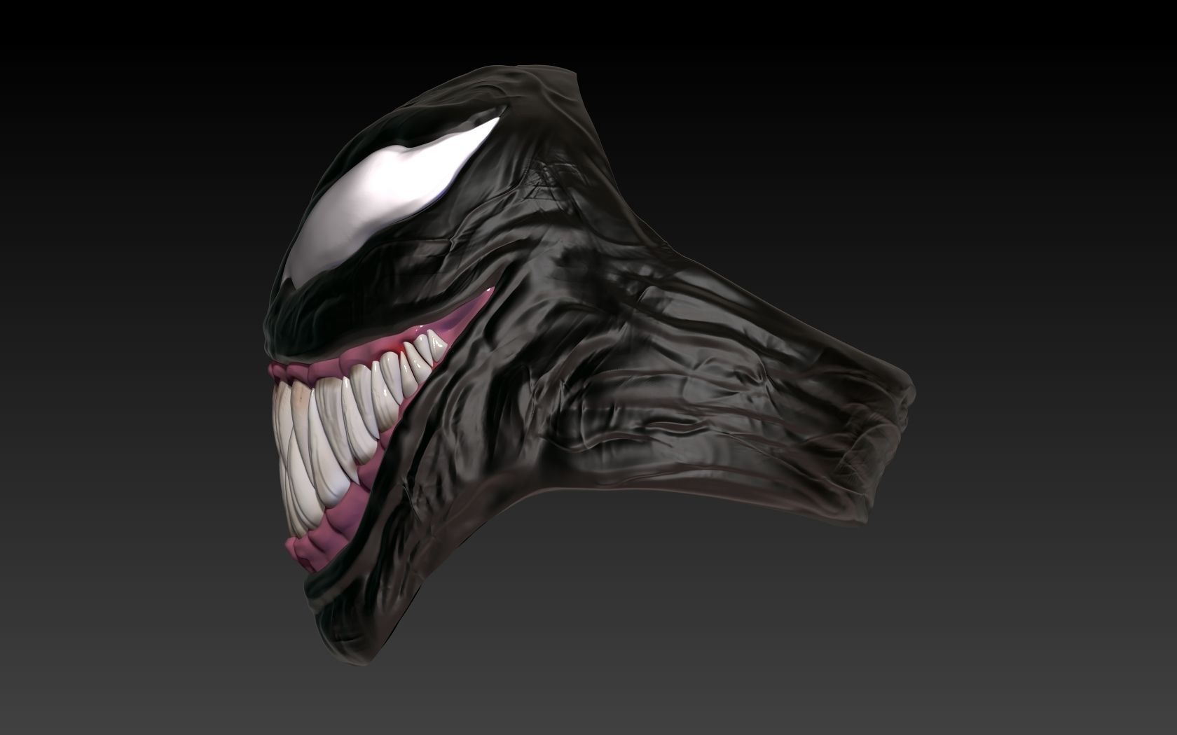 Venom Ring 3D print model_18