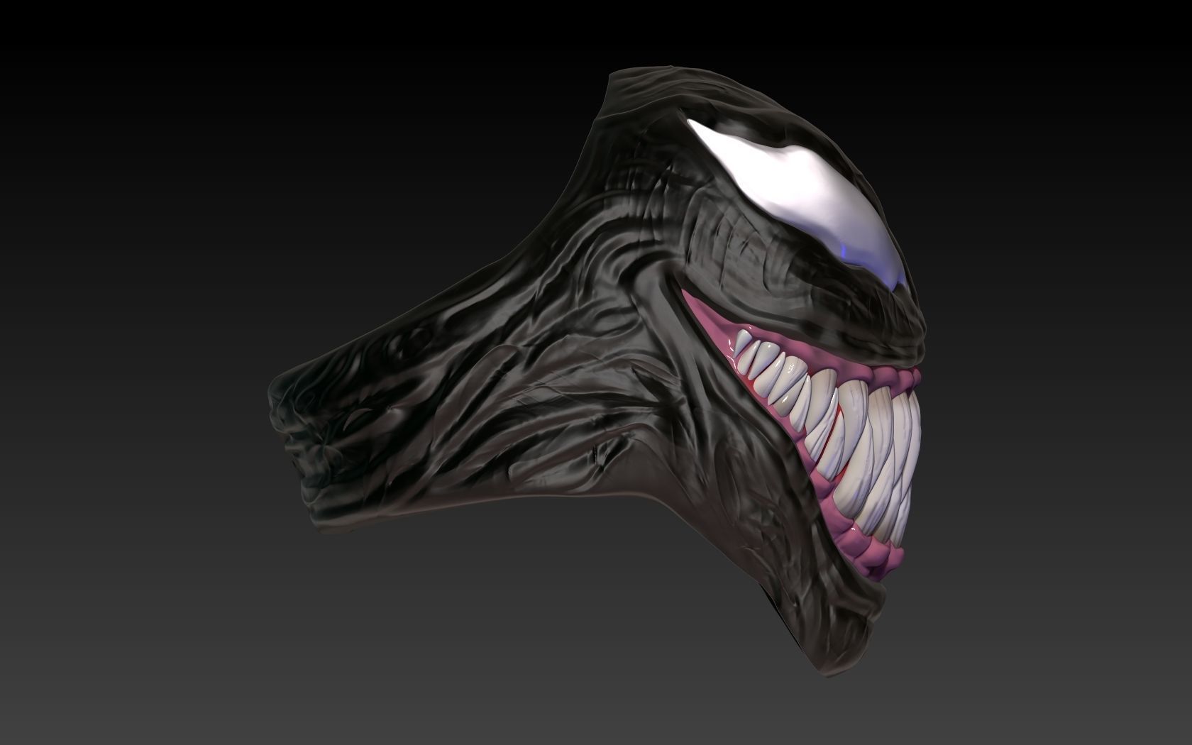 Venom Ring 3D print model_16