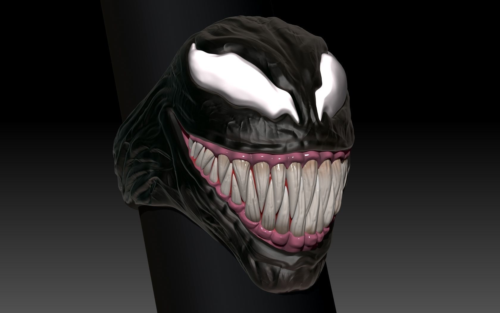 Venom Ring 3D print model_8