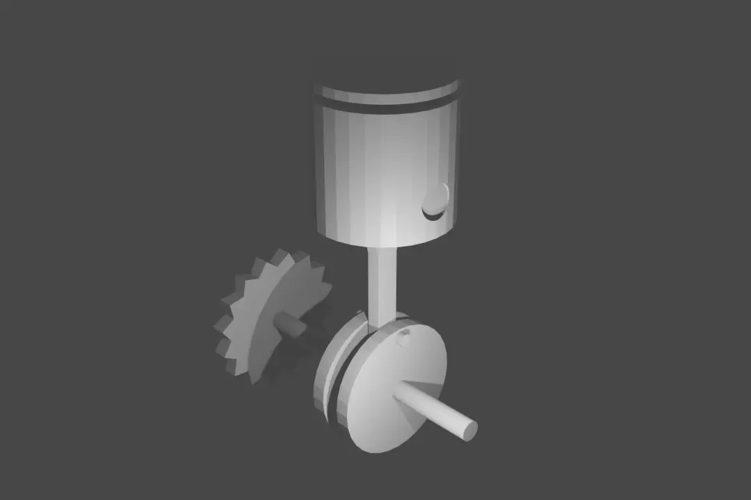 Single Cylinder 3D model_0
