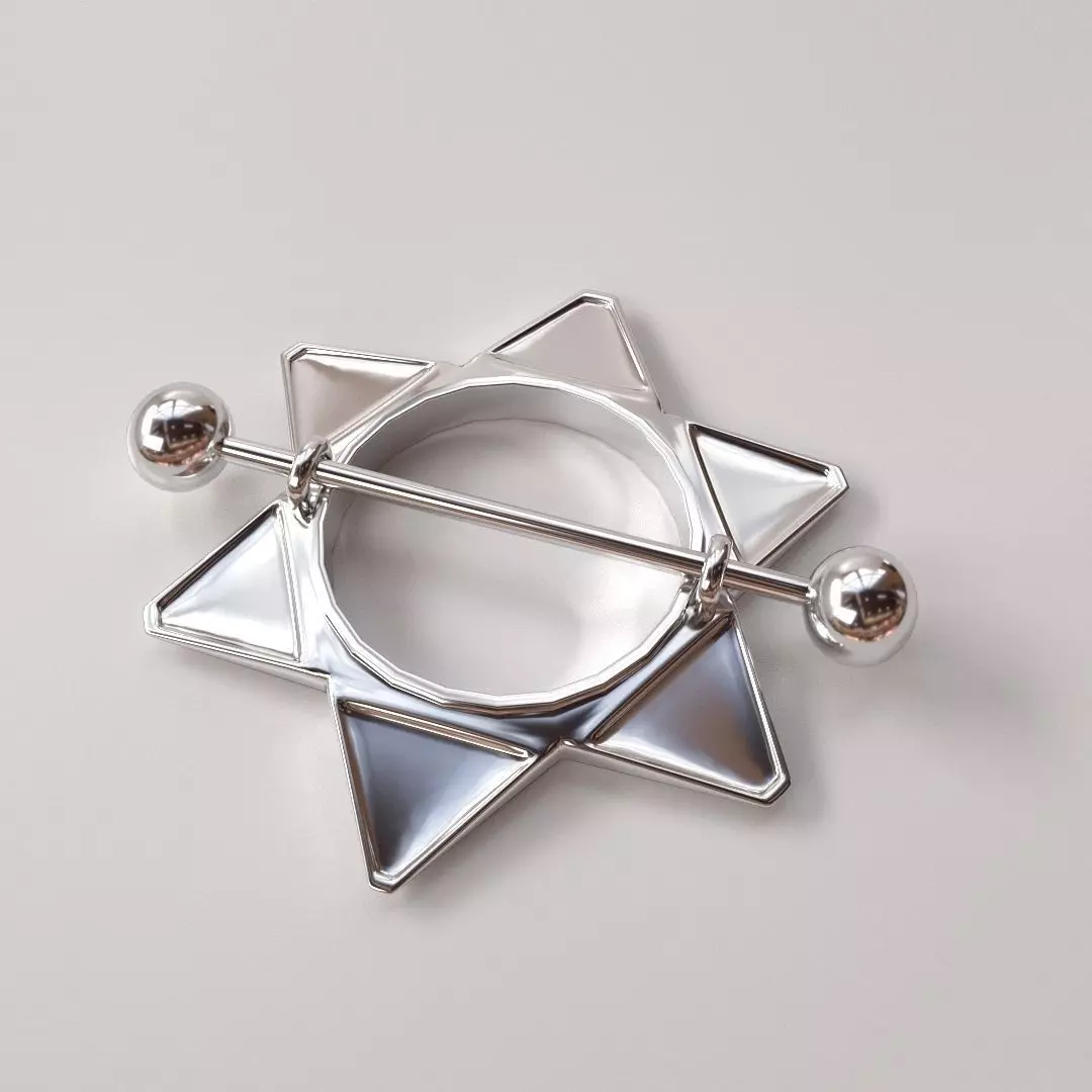 Sheriff Badge 3D model_0