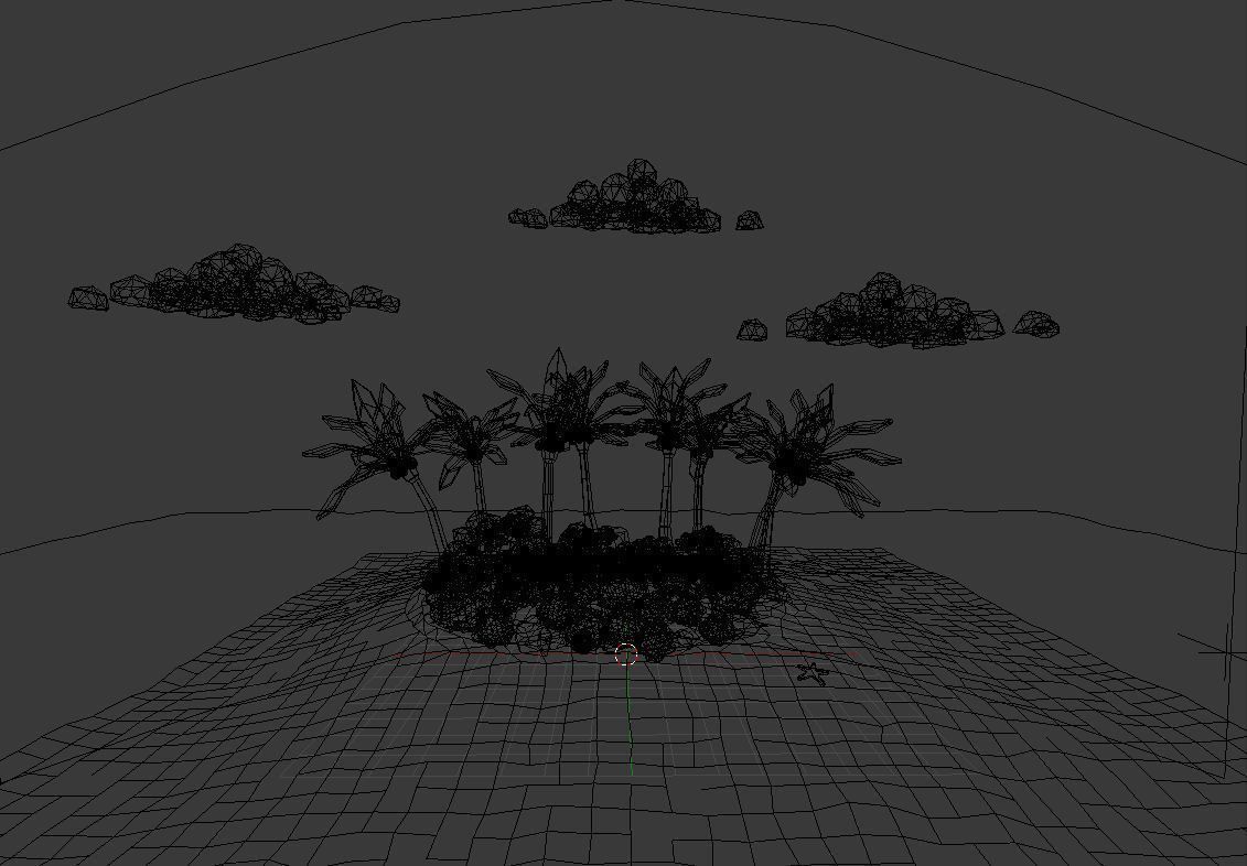 Low Poly Desert Island Kit Free low-poly 3D model_4