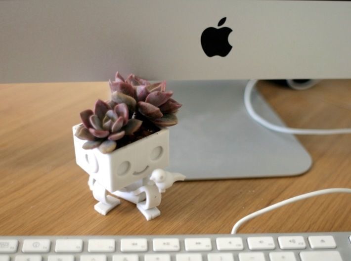 ROBBIE THE ROBOT AND BIRD 3D print model_1