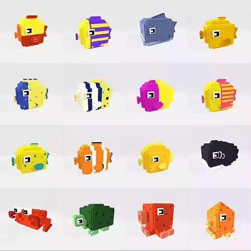 Voxel Fish