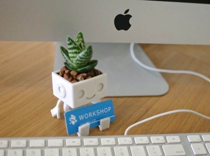 Robbie the Robot Planter 3D print model_1