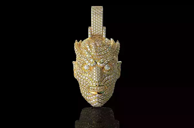 Game of Thrones NIGHT KING Pendant With Diamonds