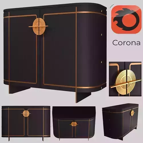 Edmondson Cabinent THE BETH WEBB COLLECTION 3D model
