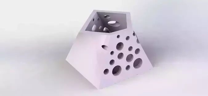 Angular Pen Holder  3D print model