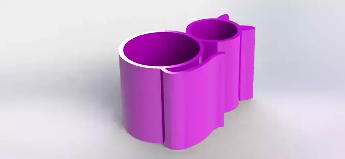 Cat Pen Holder Simple  3D print model
