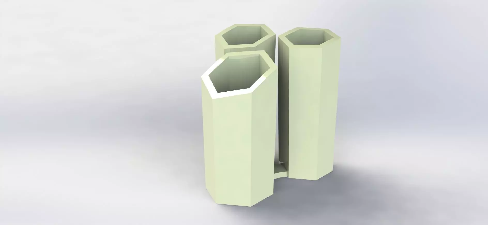 Hive Pen Holder Simple  3D print model_0