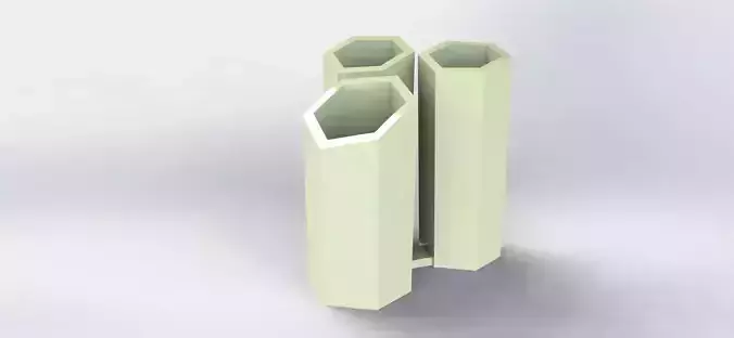 Hive Pen Holder Simple  3D print model Hive Pen Holder Simple  3D print model