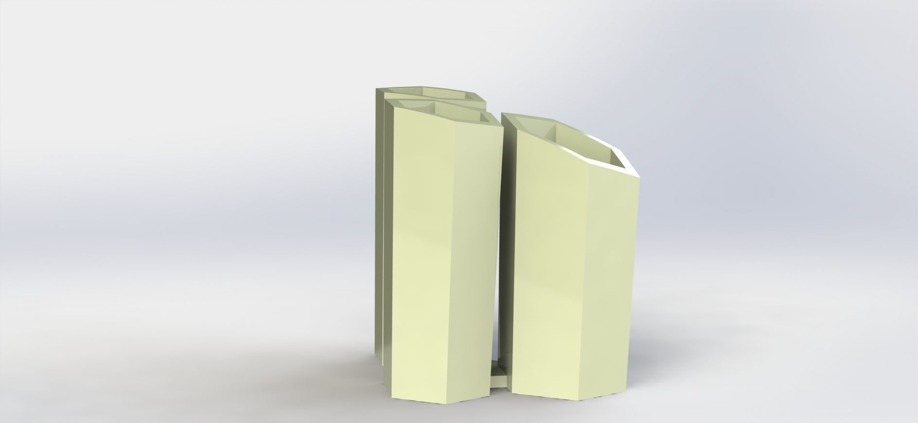 Hive Pen Holder Simple  3D print model_4